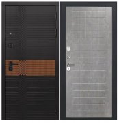 Дверь Luxor-49 - ФЛ-256 (10мм, бетон пепельный)