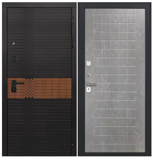 Дверь Luxor-49 - ФЛ-256 (10мм, бетон пепельный) Дверь Luxor-49 - ФЛ-256 (10мм, бетон пепельный)