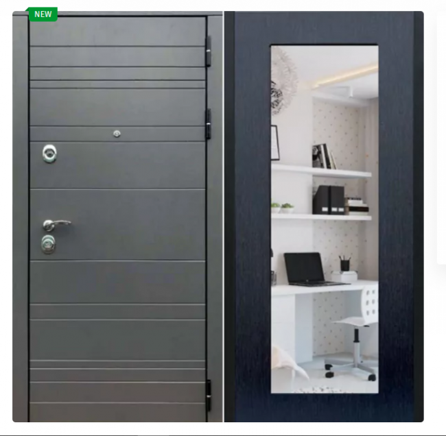 Дверь Премиум Роял Зеркало стандарт Венге Дверь Премиум Роял Зеркало стандарт Венге