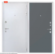 Дверь ZMD Премиум Сноу Гладкая Титан Дверь ZMD Премиум Сноу Гладкая Титан