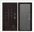 Дверь входная взломостойкая Сенатор стандарт, цвет венге,  панель - trend цвет grigio (ral 7015)