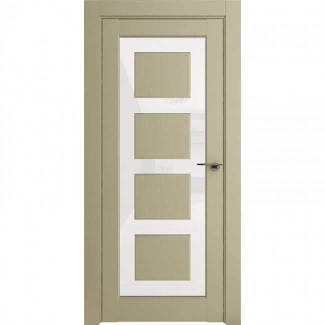 Межкомнатная дверь Neo 00002 ДО (Серена керамик) ст.белое