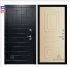 Дверь входная взломостойкая Сенатор ПЛЮС, цвет альберо блэк рисунок грань, панель - 62001 цвет керамик серена