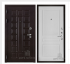 Дверь входная взломостойкая Сенатор стандарт, цвет венге, панель - турин цвет эмаль белая