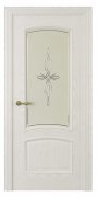 Межкомнатная дверь Milano-4 (ст.агата) Ясень белоснежный