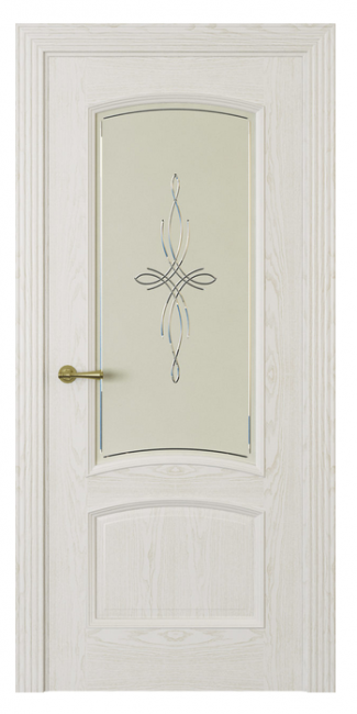 Межкомнатная дверь Milano-4 (ст.агата) Ясень белоснежный Межкомнатная дверь Milano-4 (ст.агата) Ясень белоснежный