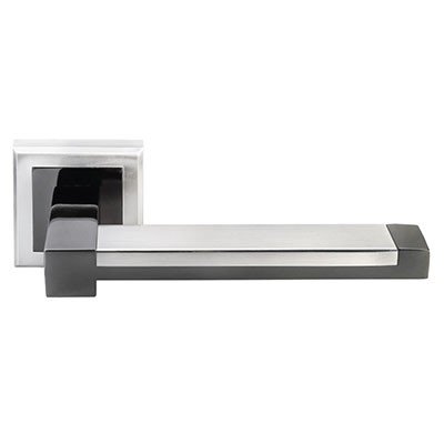 Ручка дверная Sanibell DIY MH-39 SC/CP-S Белый Никель/Черный Никель