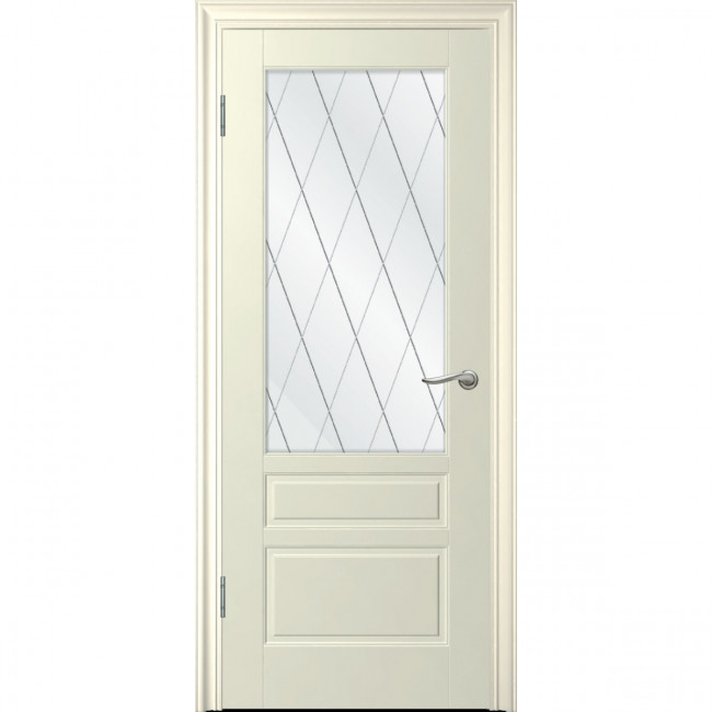 Межкомнатная дверь Скай-3 эмаль ваниль ДО