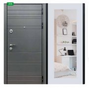 Дверь Премиум Роял Зеркало стандарт Белый матовый