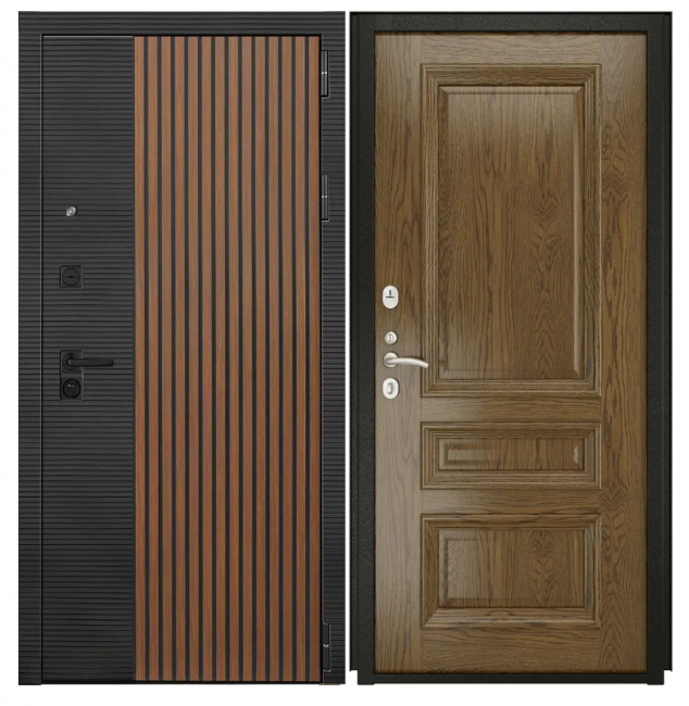 Дверь Luxor-48 - Фараон-2 (16мм, светлый мореный дуб)