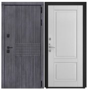 Дверь Берген - L-5 (16мм, белая эмаль)