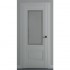 Межкомнатная дверь экошпон Турин В3 ДО (Матовый серый)
