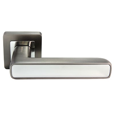 Ручка дверная Flex DIY MH-44 SC/W-S55 Графит/полированный Хром