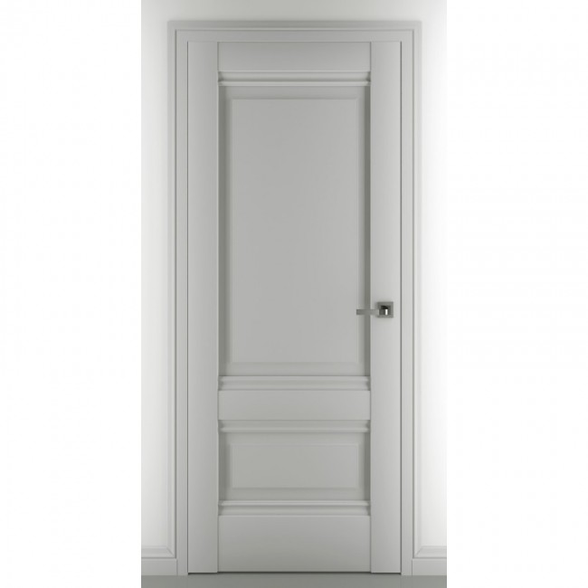 Межкомнатная дверь экошпон Турин В4 ДГ (Матовый серый) Межкомнатная дверь экошпон Турин В4 ДГ (Матовый серый)