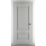 Межкомнатная дверь экошпон Турин В4 ДГ (Матовый серый)
