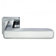 Ручка дверная Flex DIY MH-44 SC/W-S55 Хром/Белый