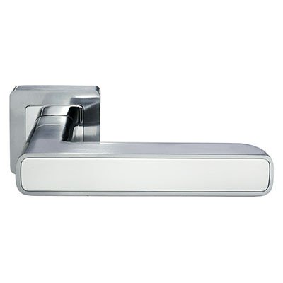 Ручка дверная Flex DIY MH-44 SC/W-S55 Хром/Белый