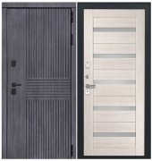 Дверь Берген - СБ-1 (ст. белое, 16мм, капучино)