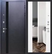 Дверь ZMD Люкс 3D Зеркало XXL Сноу