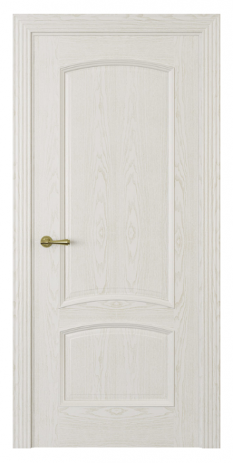 Межкомнатная дверь Milano-4 (глухая) Ясень белоснежный