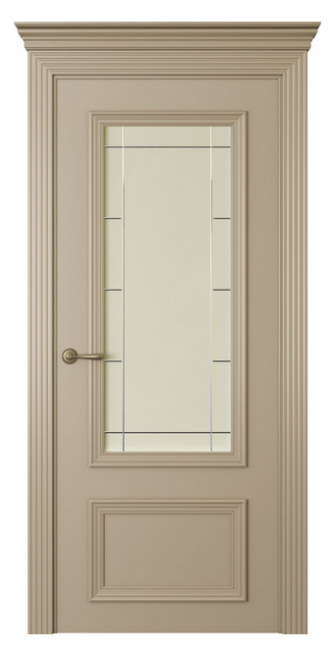Межкомнатная дверь Дрезден 2 (ст.стелла) Эмаль латте Межкомнатная дверь Дрезден 2 (ст.стелла) Эмаль латте