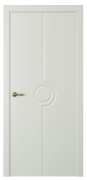 Межкомнатная дверь Кёльн 5 Эмаль серый шелк