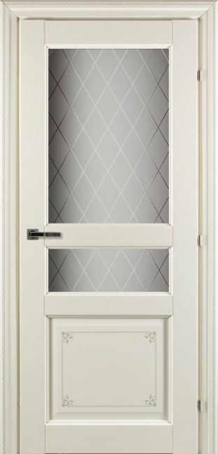 Дверь CPL 63.34 ДО 21- 9, стекло Кристалл (Слоновая кость с печатью) Дверь CPL 63.34 ДО 21- 9, стекло Кристалл (Слоновая кость с печатью)