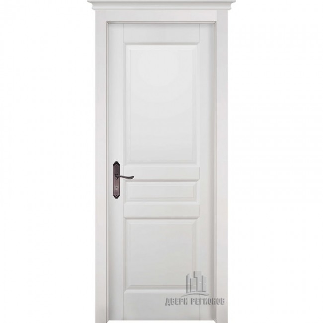 Межкомнатная дверь Массив ольхи "Гармония" ДГ (Эмаль белая)