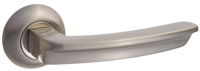 Ручка дверная "AL 550-08 SN", никель матовый Ручка дверная "AL 550-08 SN", никель матовый
