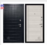 Дверь входная взломостойкая Сенатор ПЛЮС, цвет альберо блэк рисунок грань, панель - light 2127 цвет бьянка soft Дверь входная взломостойкая Сенатор ПЛЮС, цвет альберо блэк рисунок грань, панель - light 2127 цвет бьянка soft