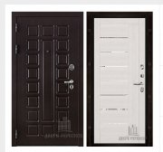 Дверь входная взломостойкая Сенатор стандарт, цвет венге, панель - light 2110 (зеркало) цвет капучино велюр Дверь входная взломостойкая Сенатор стандарт, цвет венге, панель - light 2110 (зеркало) цвет капучино велюр