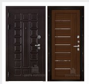 Дверь входная взломостойкая Сенатор стандарт, цвет венге, панель - light 2110 (зеркало) цвет орех вельвет Дверь входная взломостойкая Сенатор стандарт, цвет венге, панель - light 2110 (зеркало) цвет орех вельвет