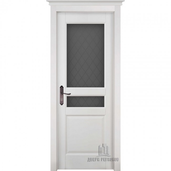 Межкомнатная дверь Массив ольхи "Гармония" ДО (Эмаль белая)