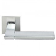 Ручка дверная DIY MH-47-S6 SC/CP Матовый Хром/полированный Хром