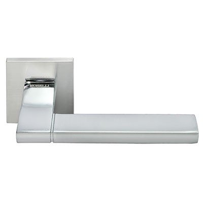 Ручка дверная DIY MH-47-S6 SC/CP Матовый Хром/полированный Хром