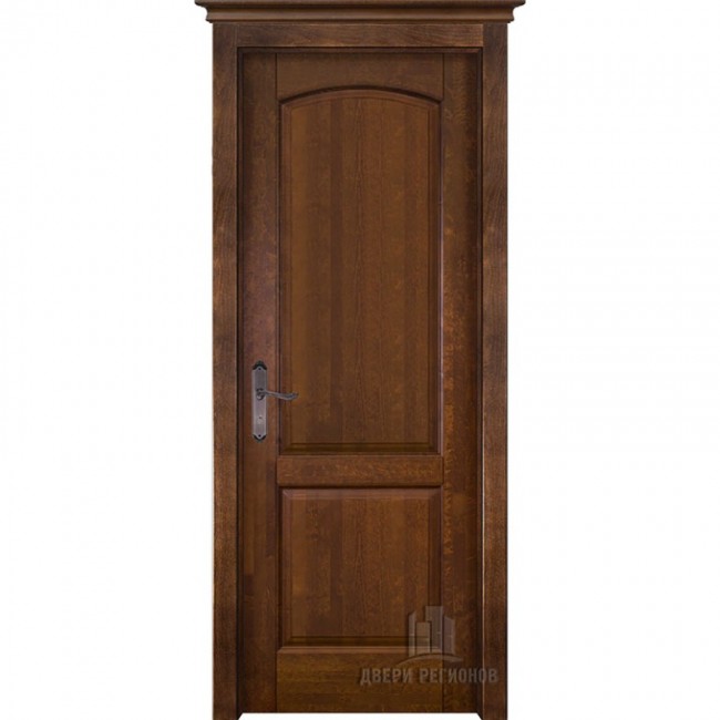 Межкомнатная дверь Массив ольхи "Фоборг" ДГ (Античный орех)