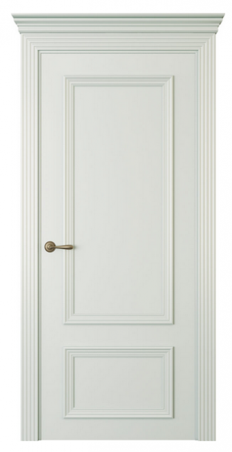 Межкомнатная дверь Дрезден 2 (глухая)  Эмаль серый шелк