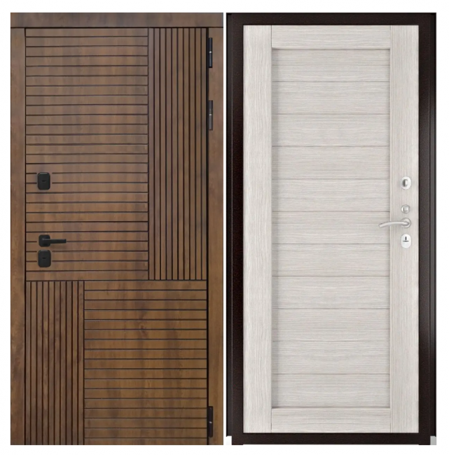 Дверь Авеста - Экошпон СБ-3 (16мм, капучино) Дверь Авеста - Экошпон СБ-3 (16мм, капучино)