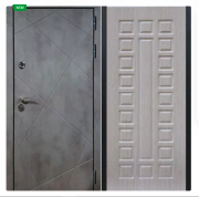 Дверь Урбан темный 183 Дуб беленый Дверь Урбан темный 183 Дуб беленый