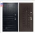 Дверь входная взломостойкая Сенатор ПЛЮС, цвет альберо блэк рисунок грань,  панель - стандарт цвет венге