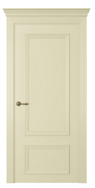 Межкомнатная дверь Дрезден 2 (глухая)  Эмаль шампань