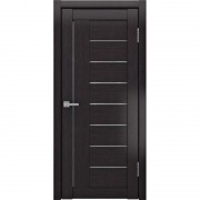 Межкомнатная дверь экошпон ЛУ 17 стекло белое (Венге) Межкомнатная дверь экошпон ЛУ 17 стекло белое (Венге)