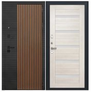 Дверь Luxor-48 - СБ-1 (ст. белое, 16мм, беленый дуб)