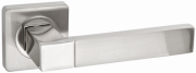 Ручка дверная "Лео", ник.мат./ник.бл.