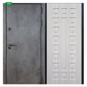 Дверь Урбан темный 183 Сандал белый