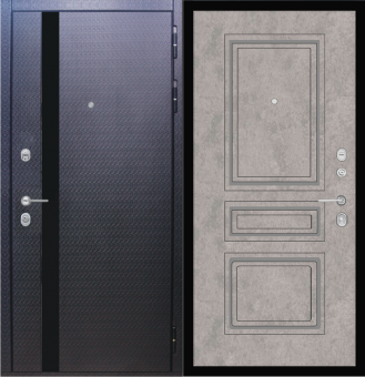 Дверь ZMD Люкс 3D Классика Бетон