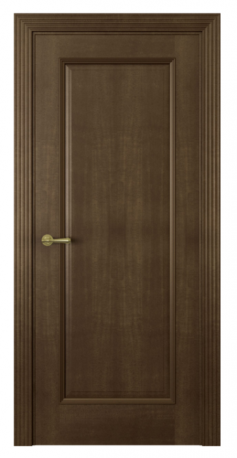 Межкомнатная дверь Milano-5 (глухая) Каштан