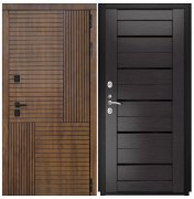 Дверь Авеста - СБ-1 (лак.черное, 16мм, венге)