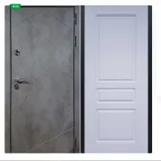 Дверь Урбан темный 243 Белый матовый Дверь Урбан темный 243 Белый матовый