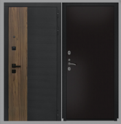 Дверь Luxor-46 - Прямая (16мм, венге)